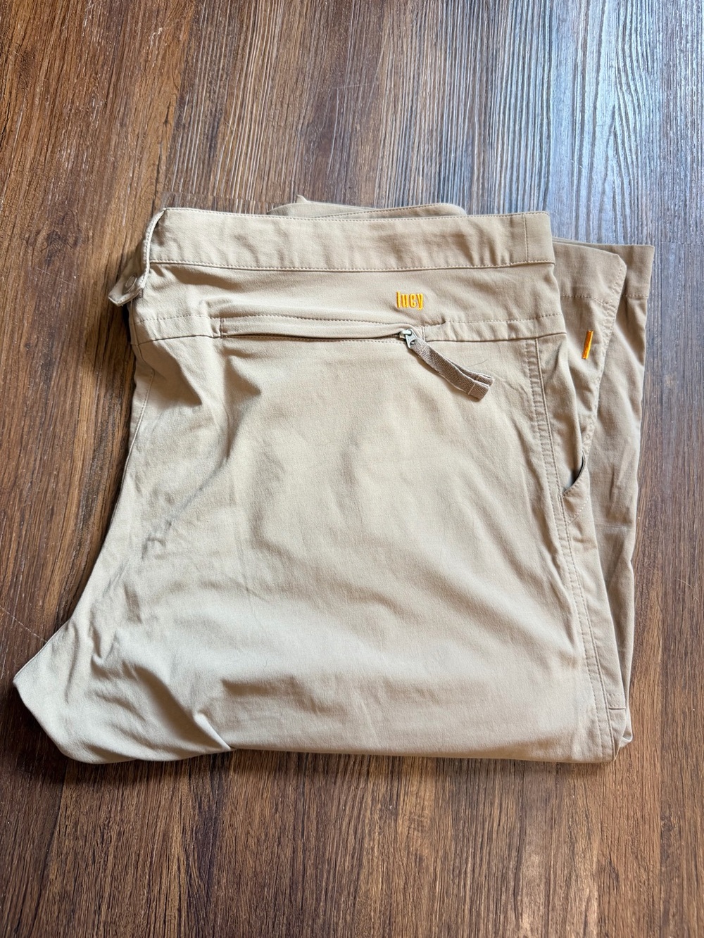 Lucy Lightweight Khaki Active Wear Shorts